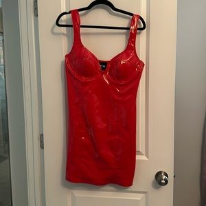 Ivy Park Valentine’s Day release patent leather dress